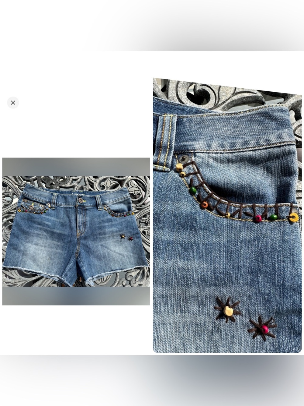 INC International Concepts JEAN SHORTS size 6 NWOT